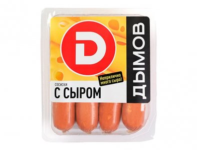 Сосиски с сыром Дымов 464 гр.