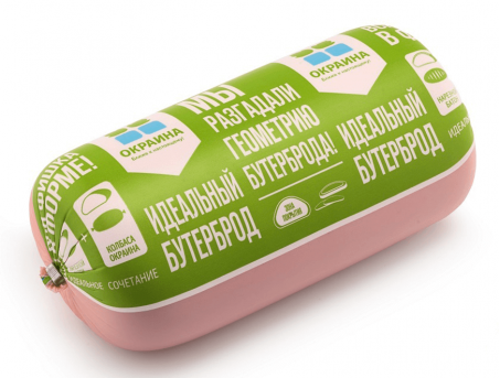 Колбаса вареная Идеальный бутерброд Окраина, вес батона 0.9 - 1.15 кг.